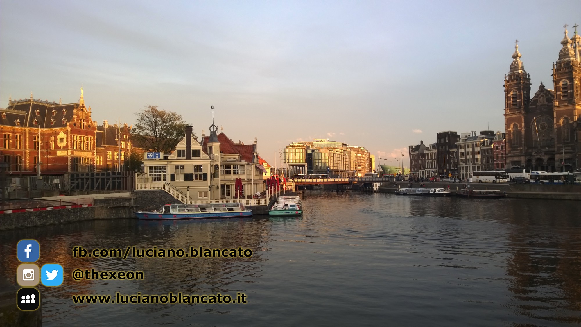Amsterdam - Basilica di San Nicola - Sint-Nicolaaskerk e canali
