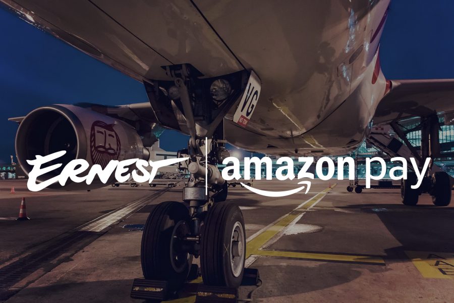 Ernest Airlines, introduce Amazon Pay come modalità di pagamento